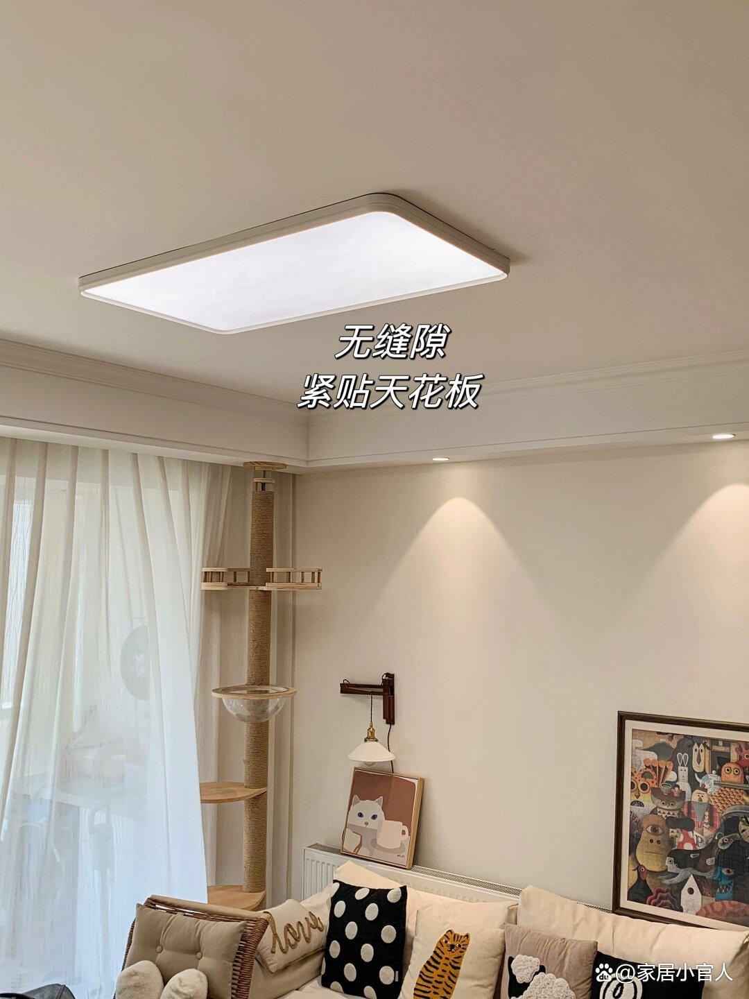 听我的客厅装吸顶灯显大又耐看～