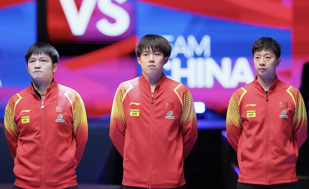 国乒男团世乒赛11连冠，致敬拼搏！
昨天晚上，在2024年国际乒联釜山世界乒乓球