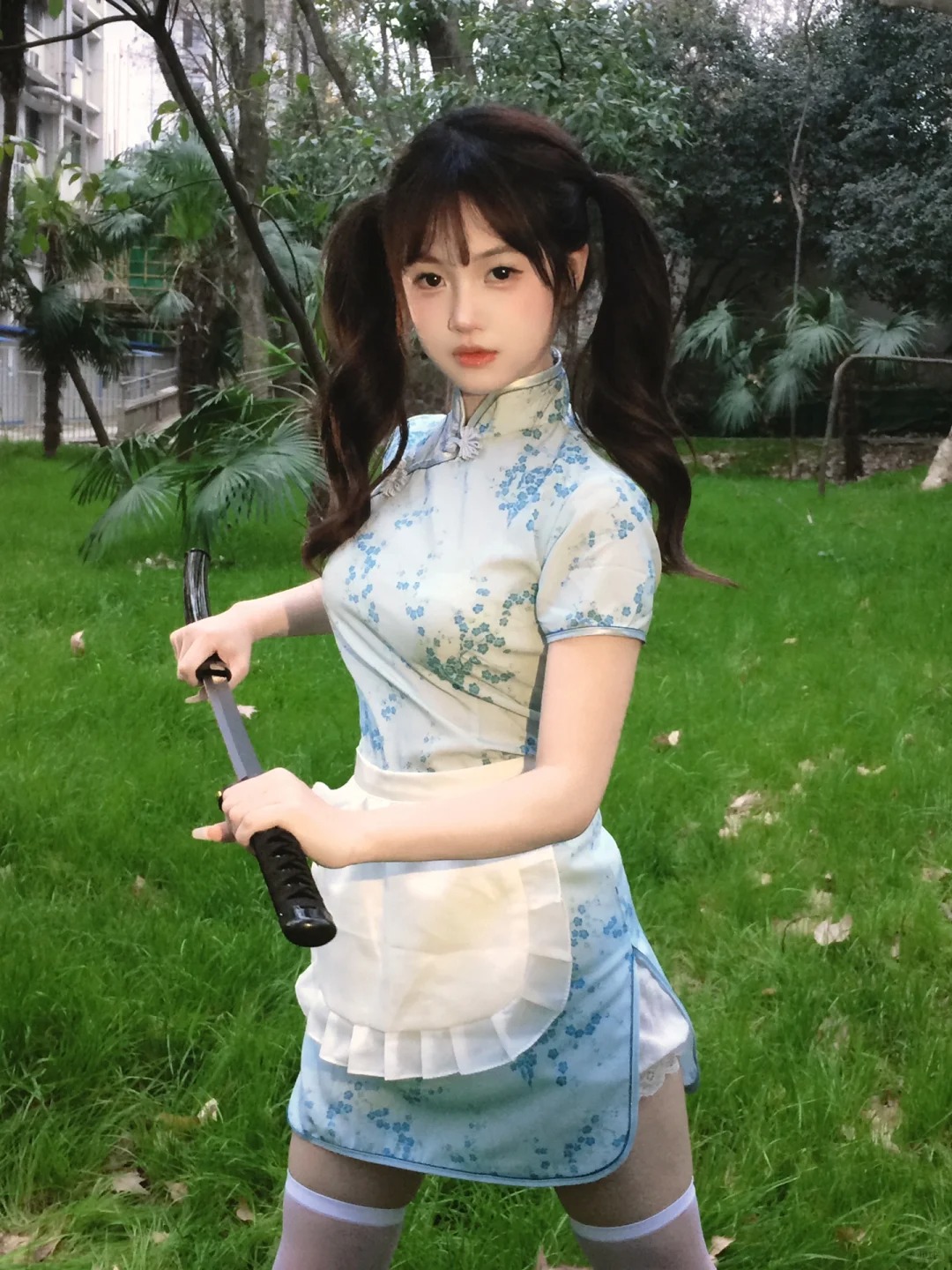 出门才忘记带发包……