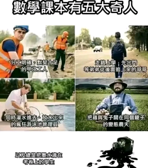 课本中的五大奇人
