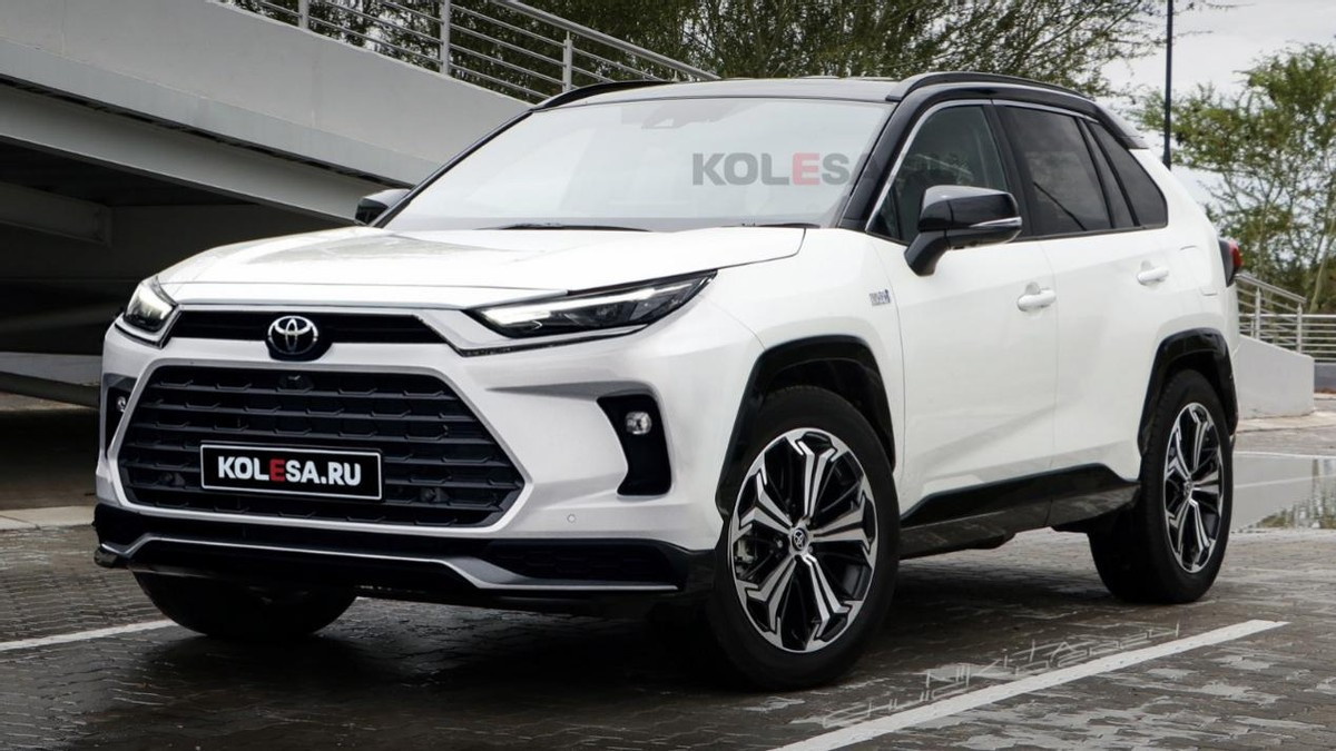 日媒公布新“丰田RAV4”渲染图，前脸与汉兰达同步，新增纯电