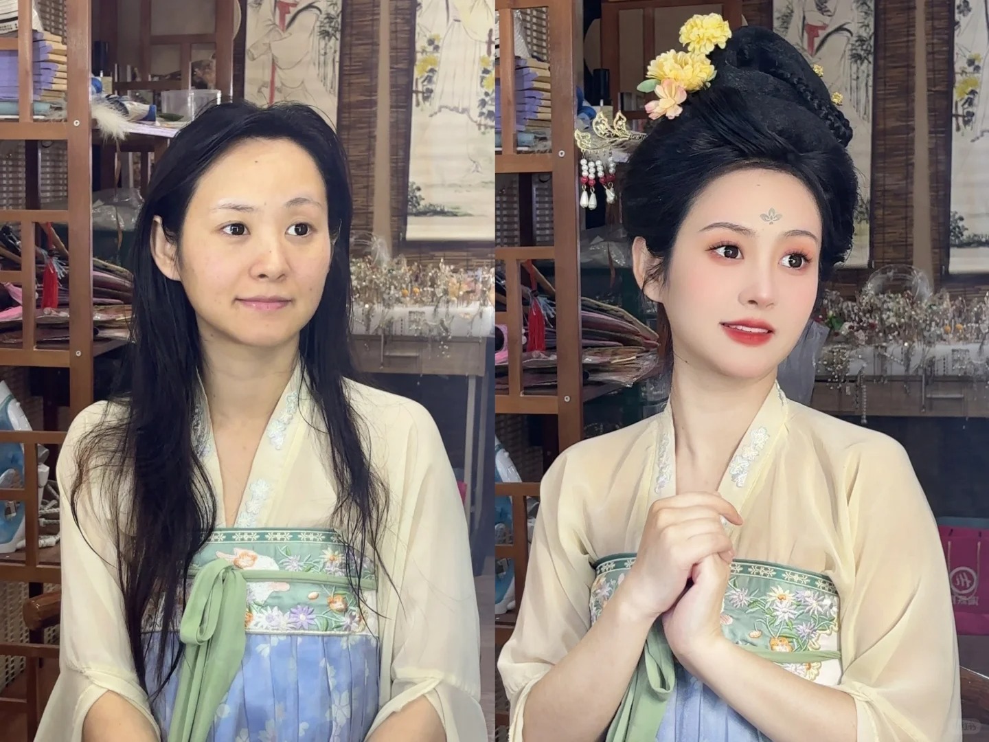 西安138的汉服妆造
简直就是汉服妆造刺客哈哈哈！店庆活动到这个月底，喜欢的宝子