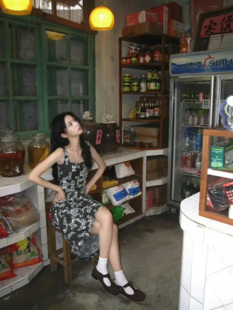 我和丈夫去店里购买了两条烟，花费了四百多块钱。付完款后，店主拿出烟，用笔在烟盒上