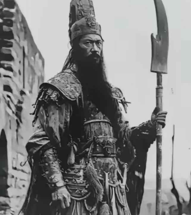 这可能是关羽留在世上唯一的张照片，专家猜测 应该是刘备用数码相机拍的，老照片是不