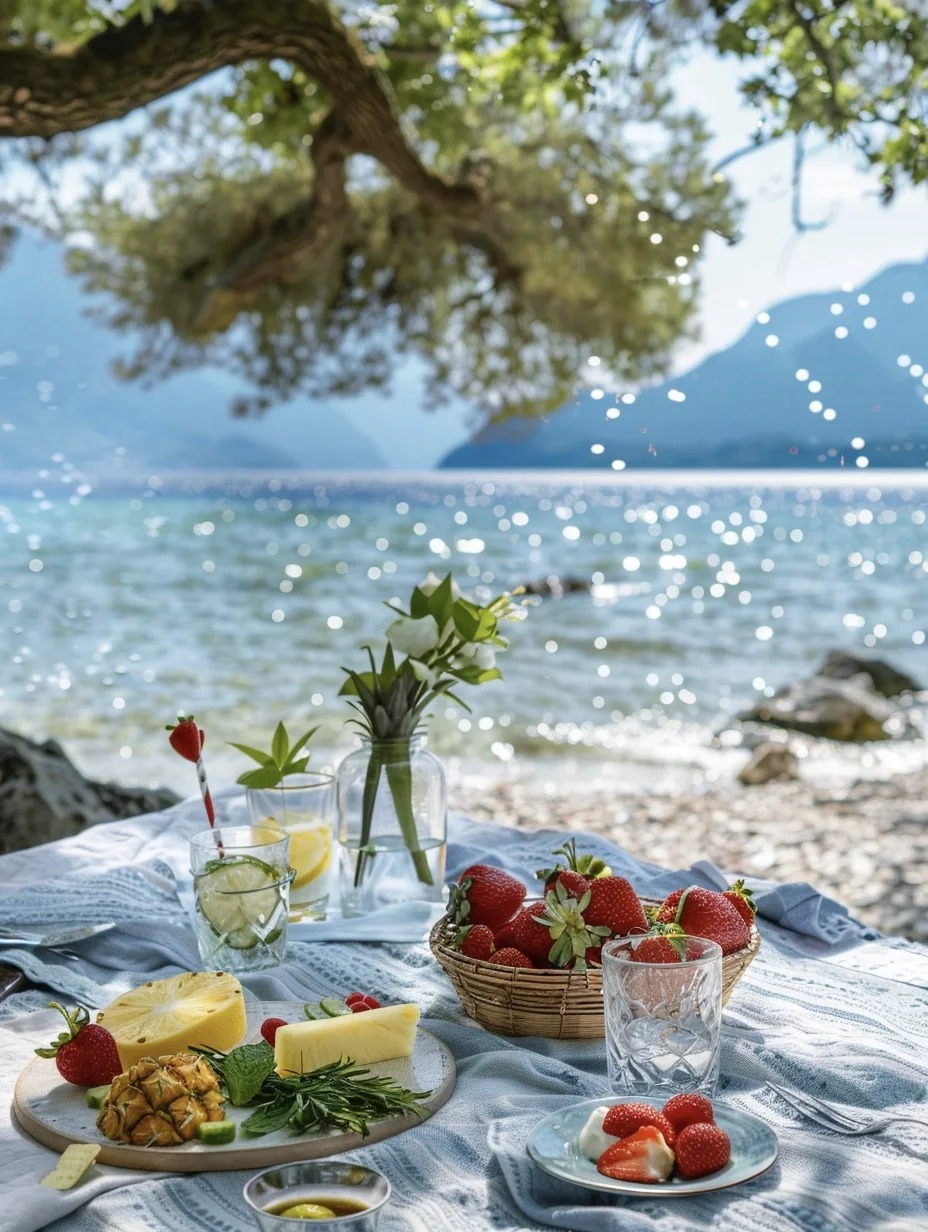 那些吃到的漂亮饭
🌸🌸
春日山水，花开如画。
微风拂过，温柔的山川在阳光下苏