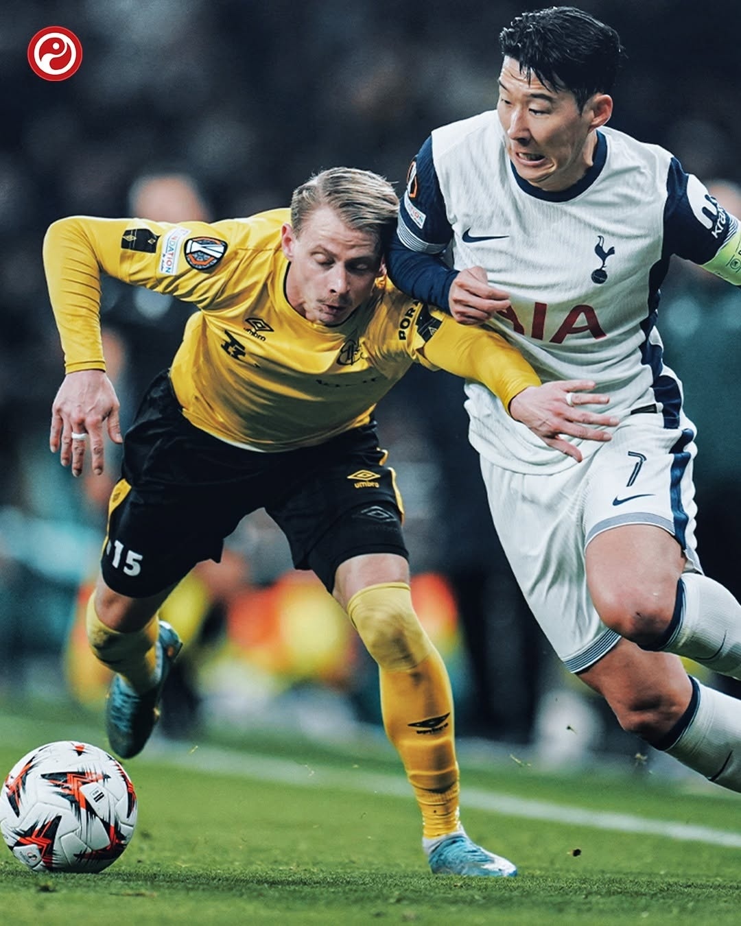 孙兴慜半场10次过人