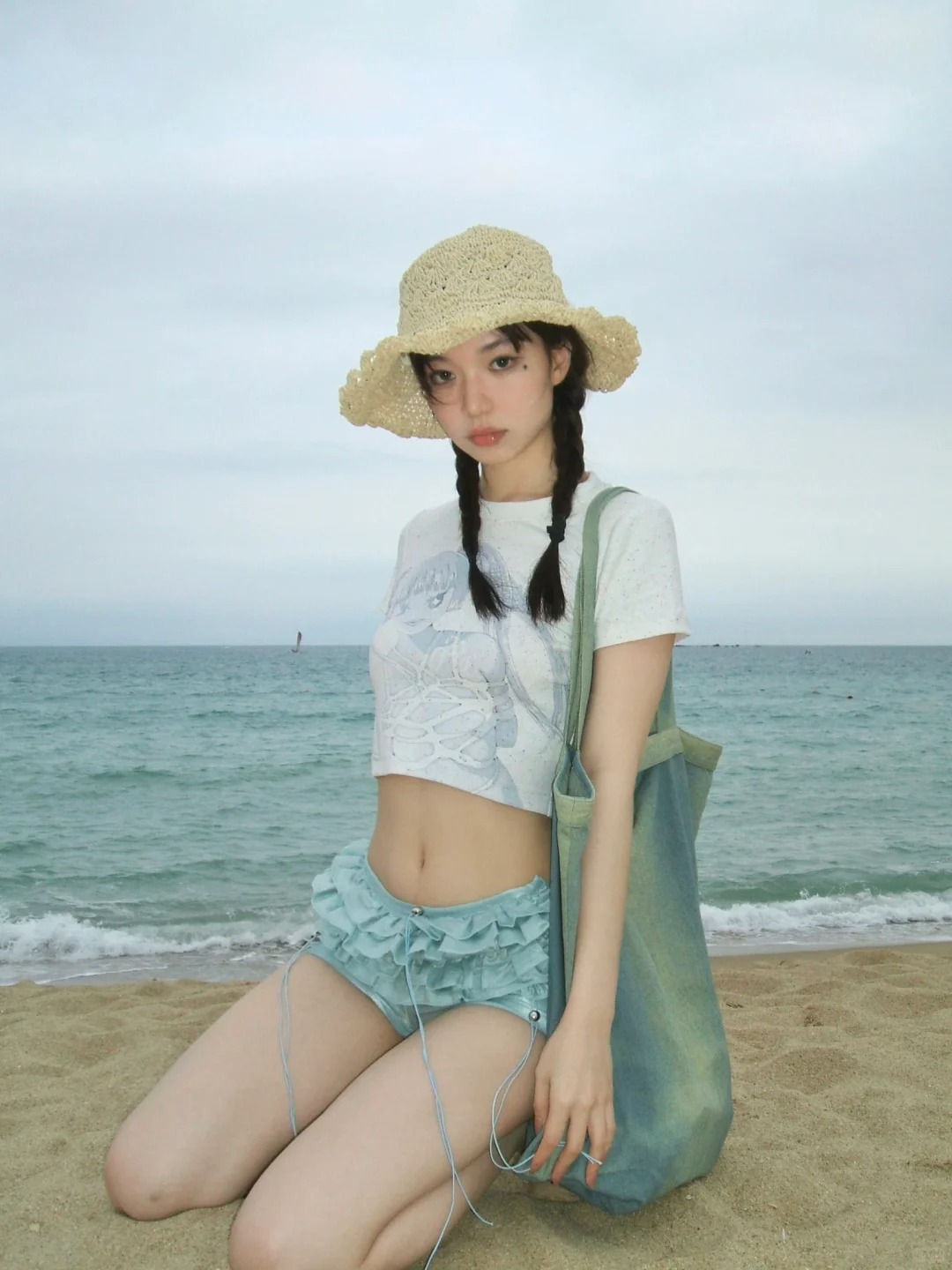 阴天的海和我🌊