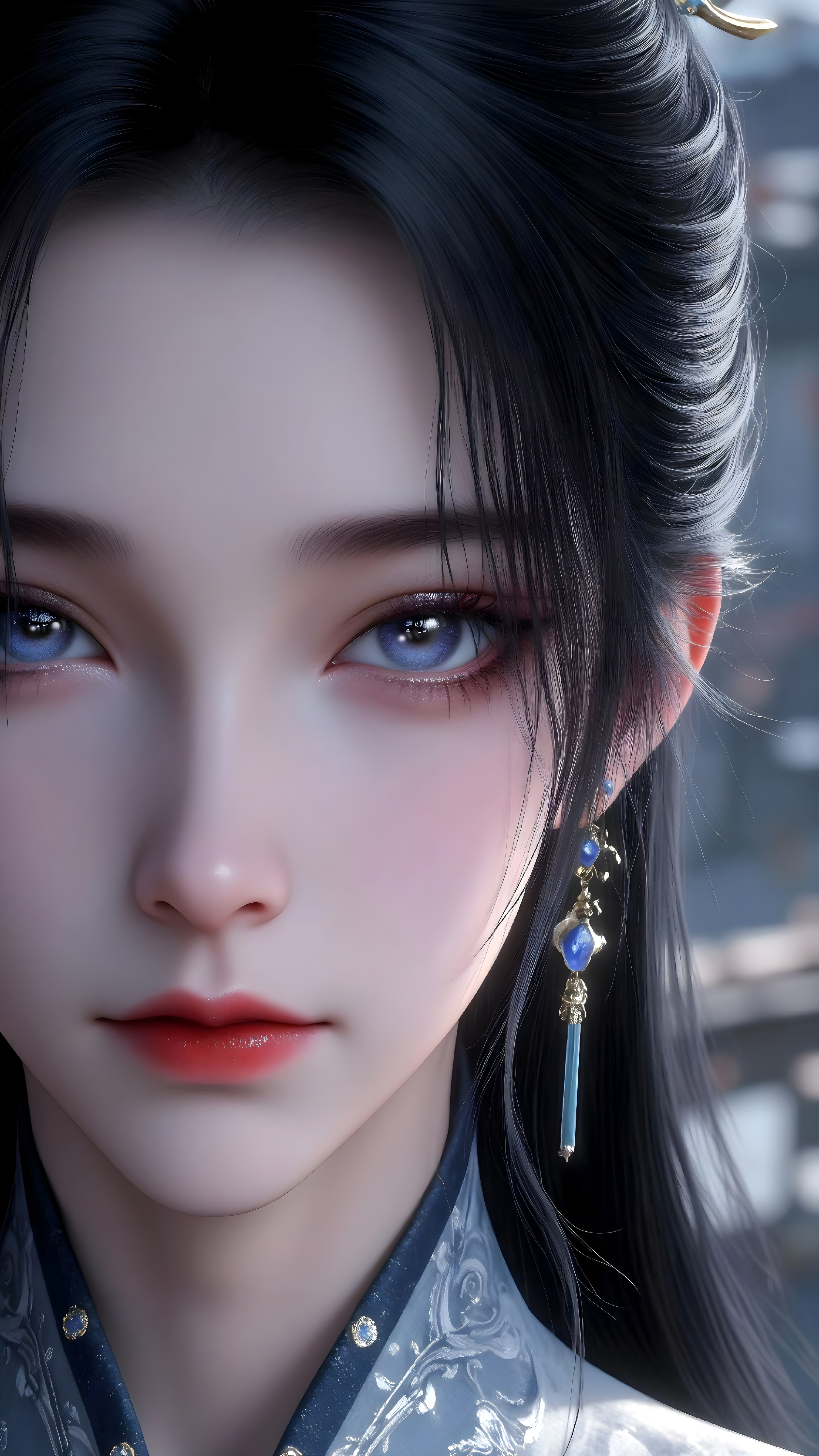 剑来国漫女神高清无水印壁纸：我宁姚一只手能打你三百个陈平安！