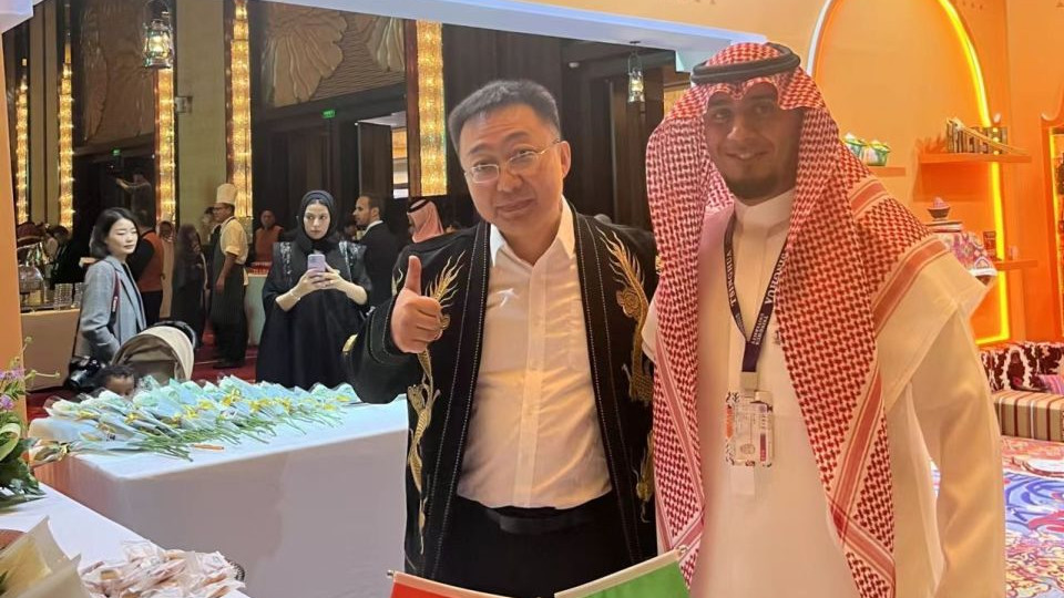 伍佰艺沉香集团参加沙特阿拉伯驻华使馆的国庆庆典