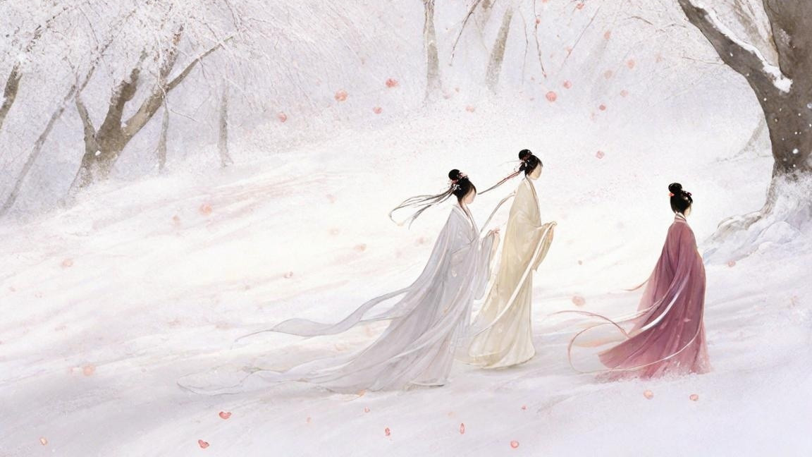 水晶帘外娟娟月，梨花枝上层层雪。21句冬天美景诗词，美不胜收
