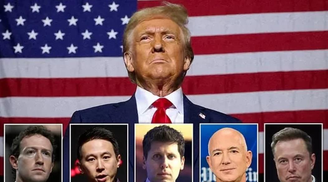 他们五位将在特朗普的就职典礼上坐在一起。
过渡团队官员透露贝索斯、世界首富马斯克