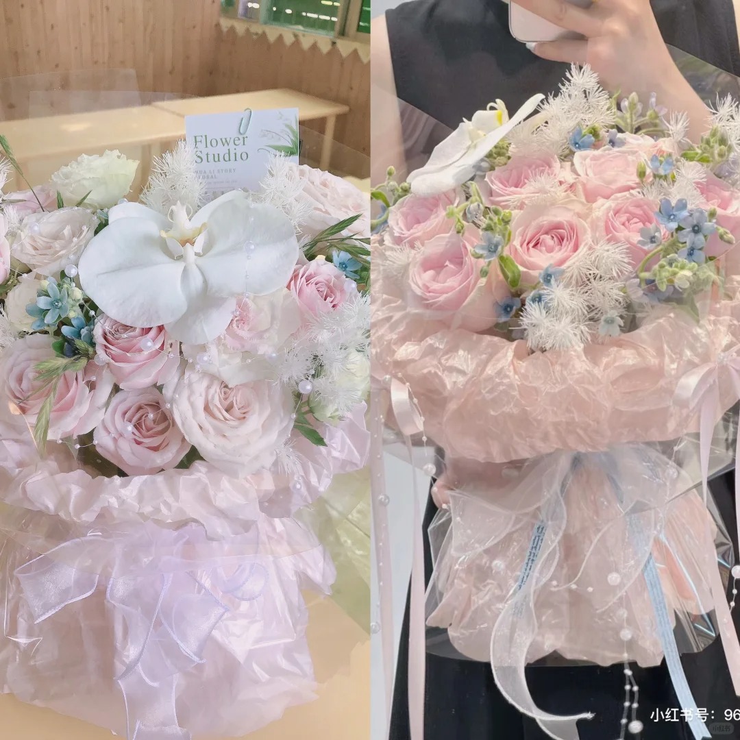 为什么花店总是不按客人发的图做花呀，忘记加丝带，私自改花，加花，强迫症的我憋屈了