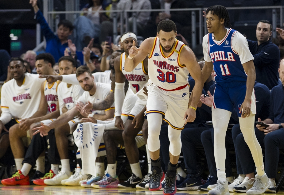 NBA常规赛，勇士139-105大胜76人，不得不说的几个点！

1.上个月进攻