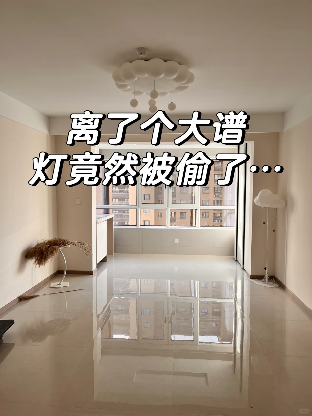 灯被老太太偷了但是不承认，已报警！
如图上的吸顶灯，换下来准备装卧室里，结果还没
