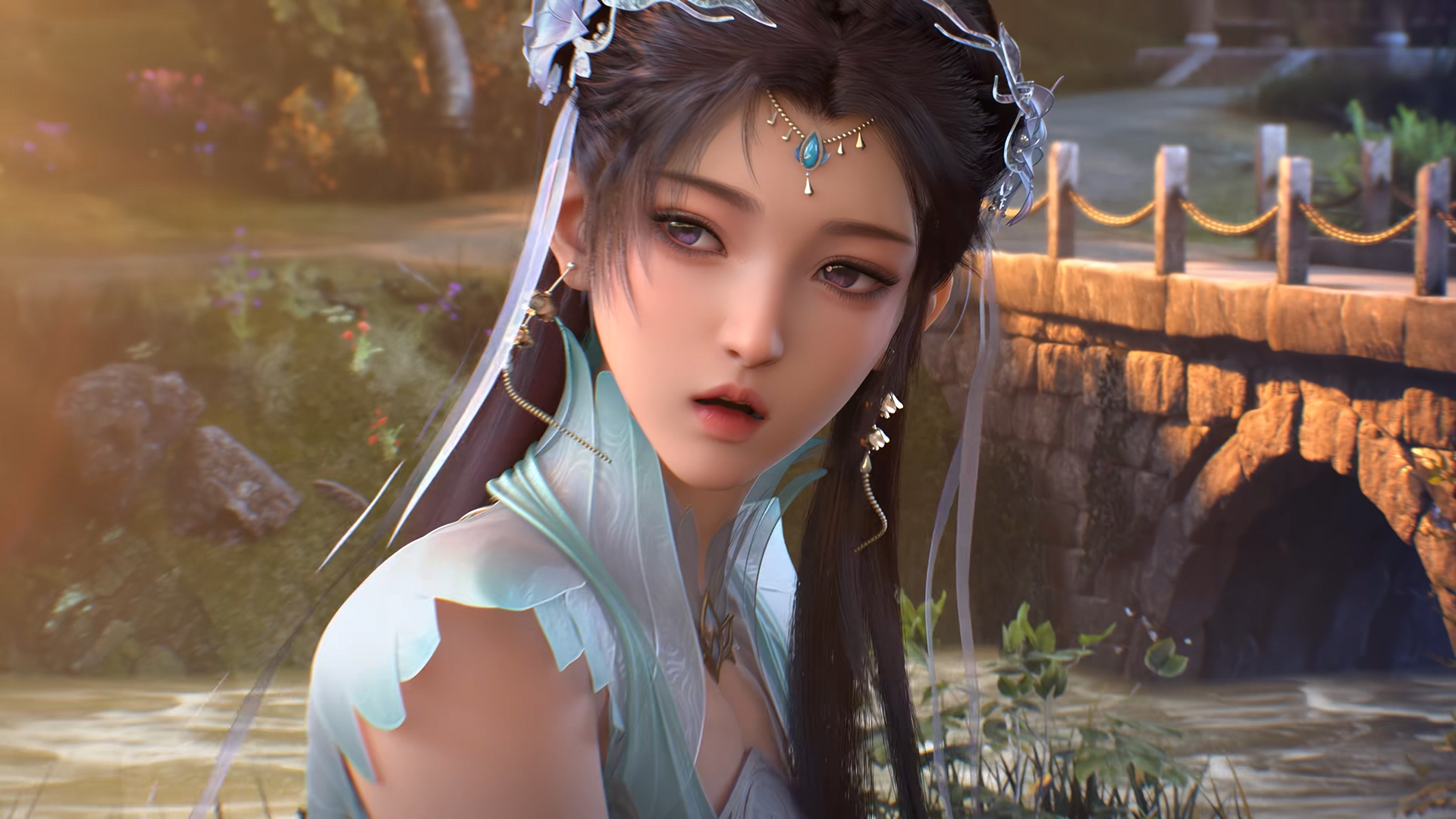 国漫女神科普篇｜《少年白马醉春风》易文君4K高清壁纸：影宗宗主易卜之女，被迫嫁与