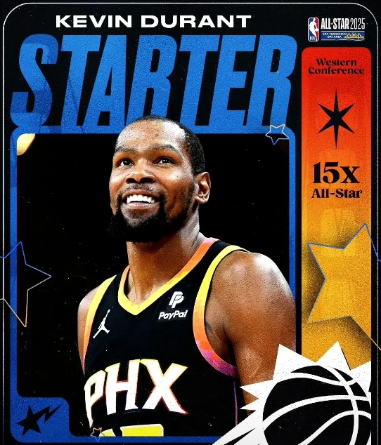 美滋滋，杜兰特130万美金到手！

今天，NBA官方公布了本赛季旧金山全明星的首