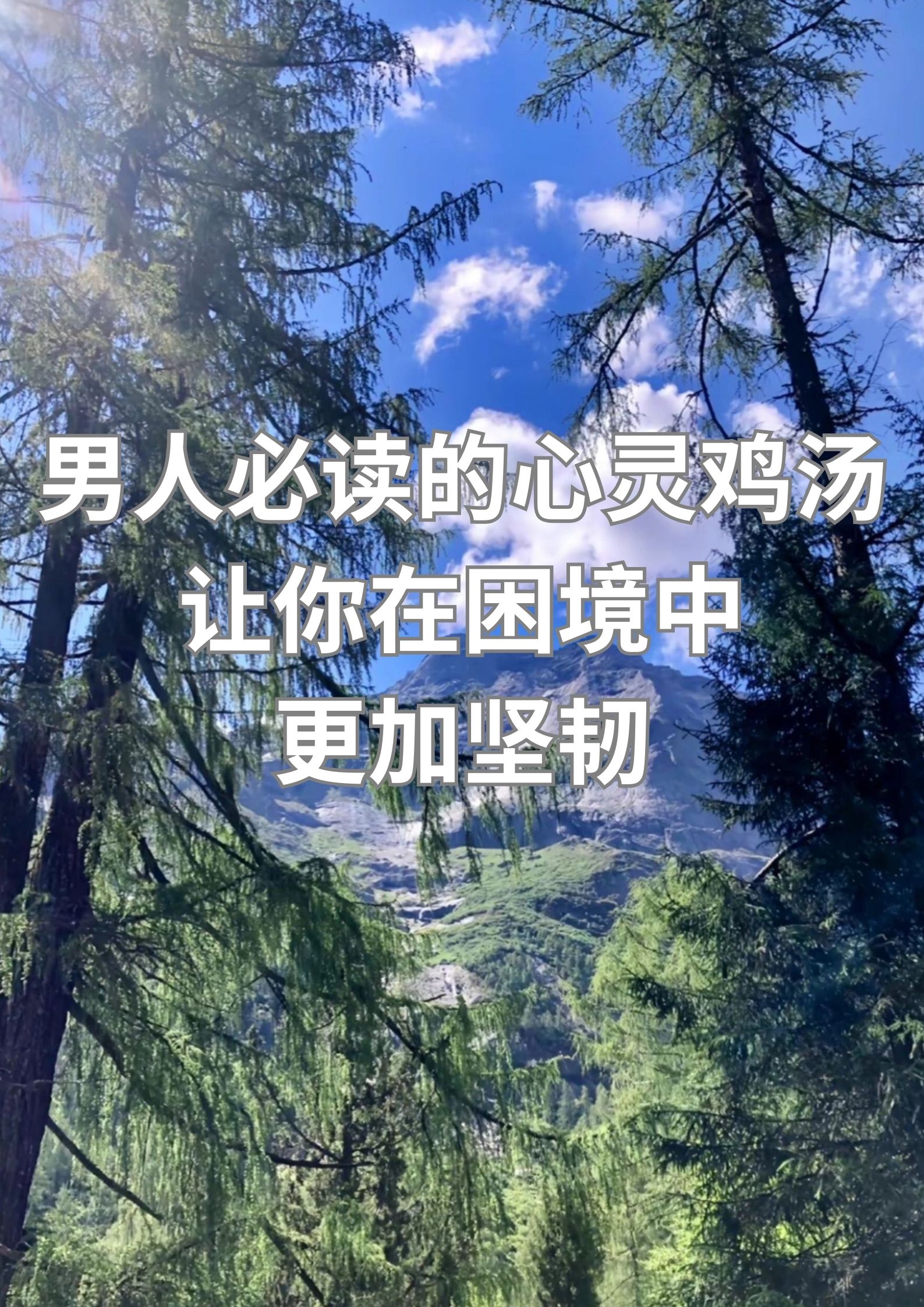 男人必读的心灵鸡汤,让你在困境中更加坚韧