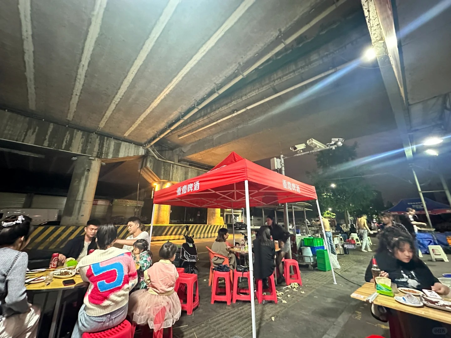 宜宾这家桥下的烧烤绝了！
是本地人推荐的菜市场里的烧烤，名字叫天原小烧烤～纯果木