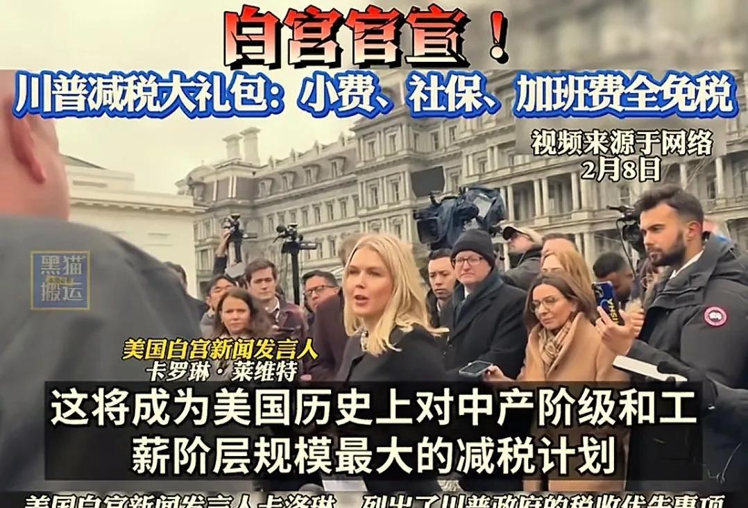 特朗普式免税：小费、老人领取的社保、加班费免税……
虽然我不好奇小费怎么免税，但