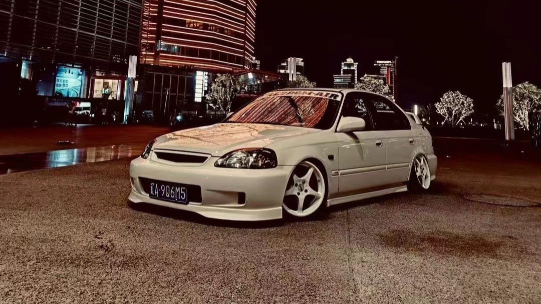 #经典战车#思域EK3改装AIRTBFT气囊减震