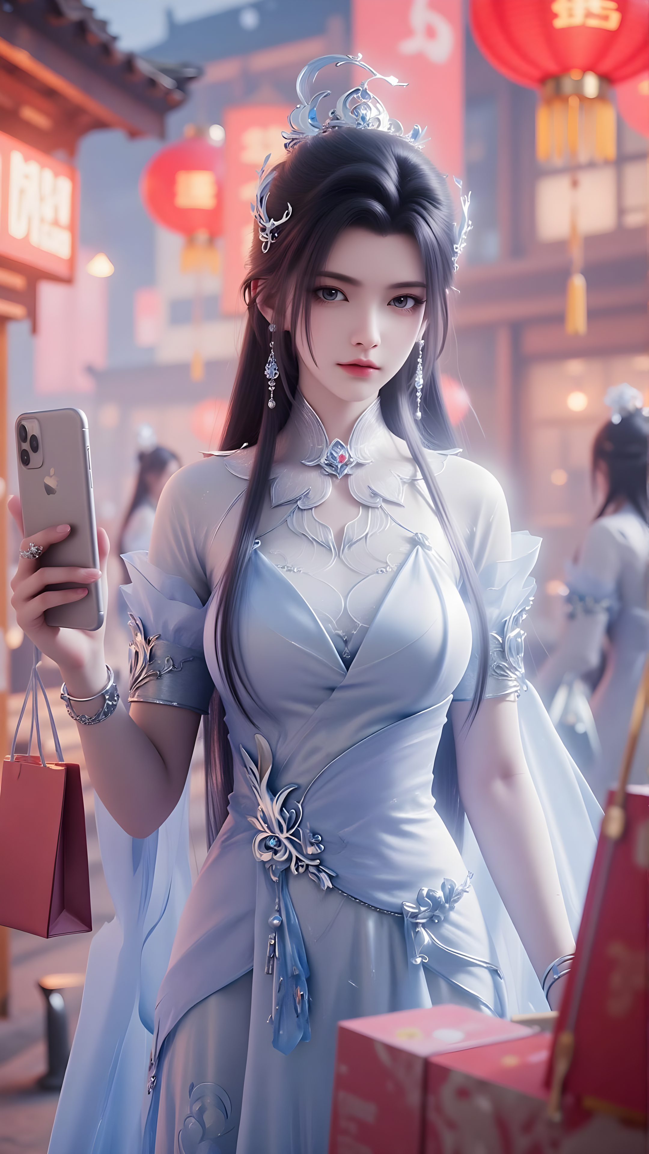 《诛仙》陆雪琪高清美图/壁纸：紫气东来盈门楣，万象更新瑞雪飞！