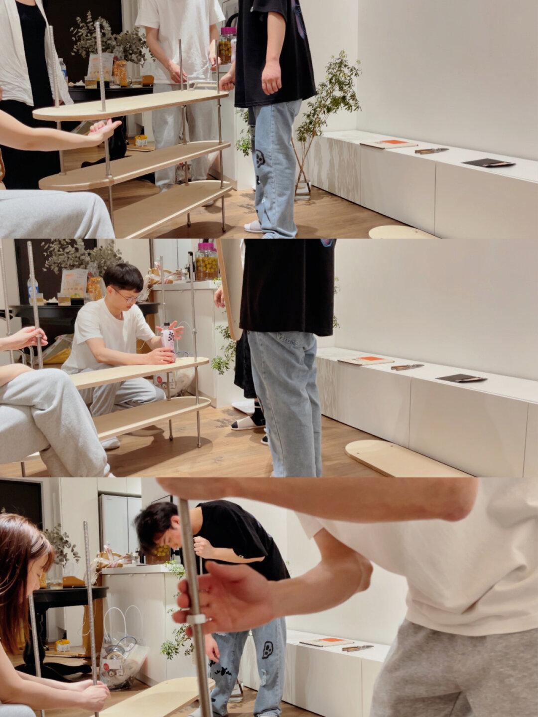 Roomtour｜跟风DIY置物架平替餐边柜！绝绝子
