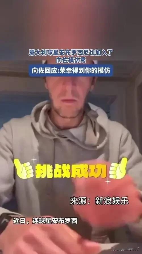 意大利球星安布罗西尼模仿向佐:跨界互动引发热议!(安布罗休)-第4张图片-九妖电影 意大利球星安布罗西尼模仿向佐:跨界互动引发热议!(安布罗休)-第4张图片-九妖电影