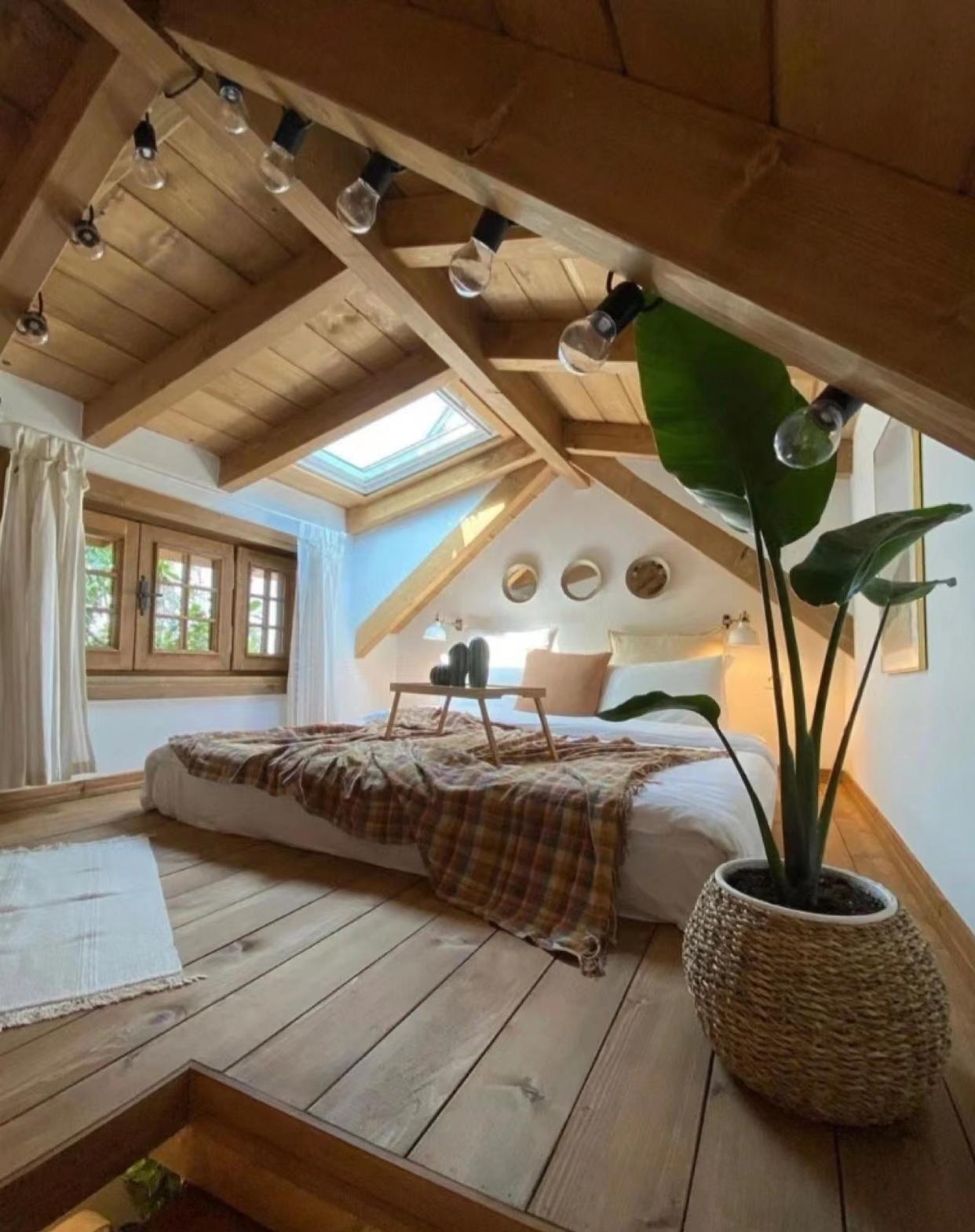 理想的家！迷你树屋温馨浪漫的loft！