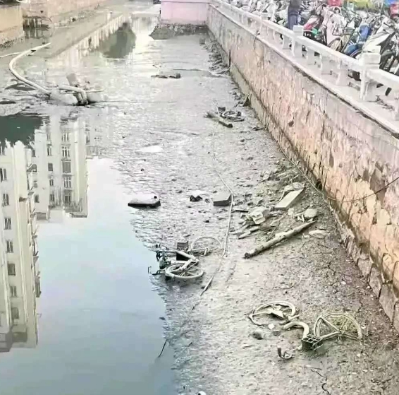 水位下降之后，真相露出，都谁干的？