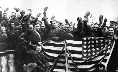 一战美国远征军踏足欧洲战场