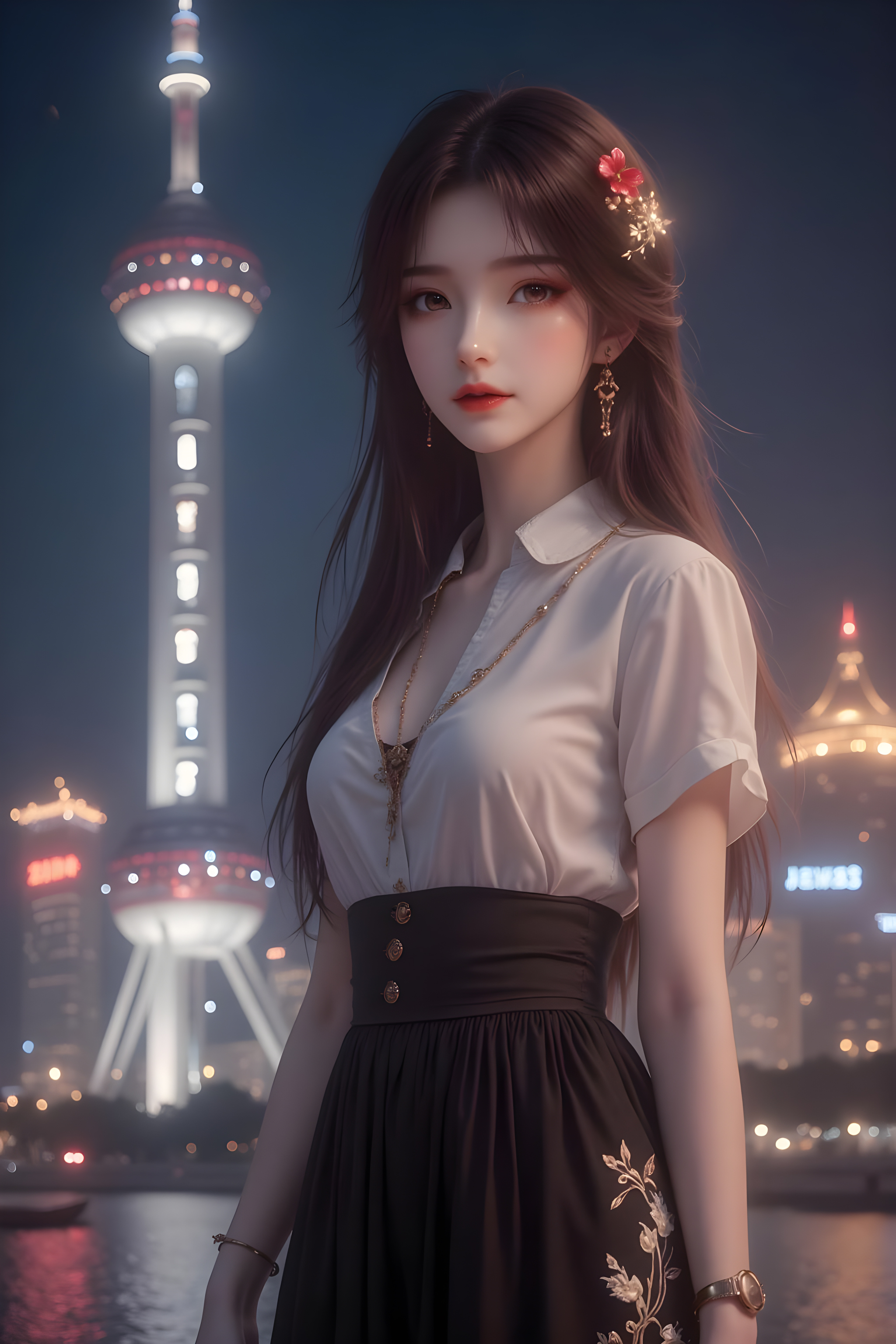 完美世界火灵儿3D国漫壁纸：她是初恋，是心中永远的白月光！