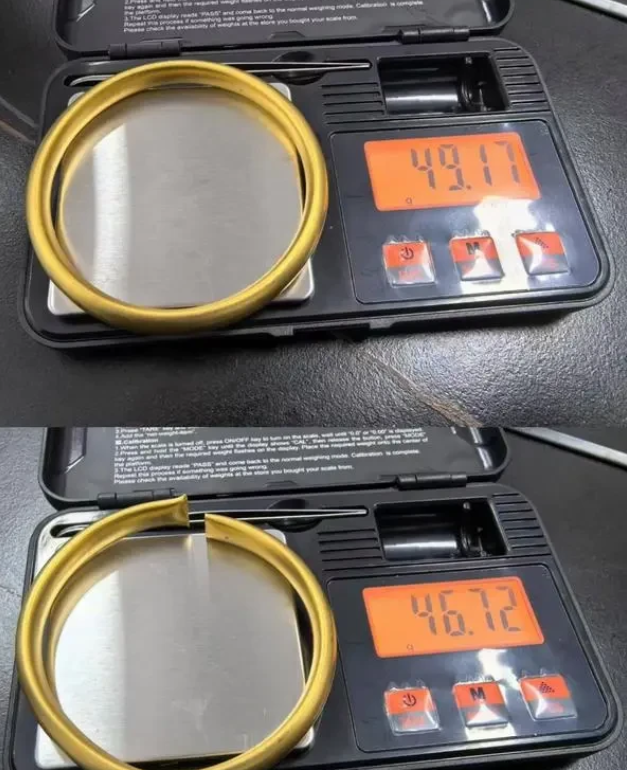 上海，一女子花费2.9万元，在全国最大的黄金交易集散地购买一款重49.18克的黄