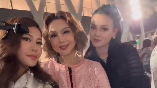 某豪门三母女的合照：让人看到了豪门名媛！