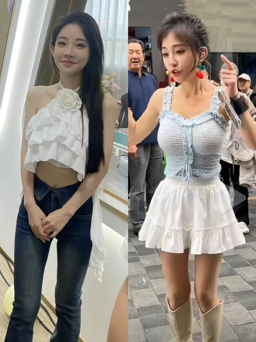 女网红小胳膊小腿…怎么🐻辣么大啊
这真的合理吗，看图冯提莫也就80来斤吧，瘦的