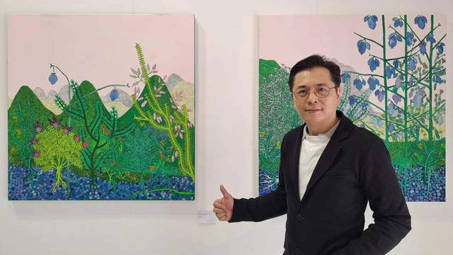 安庾心在香港Art Central以「脑海花园」系列展现独特艺术才华，获国际瞩目
