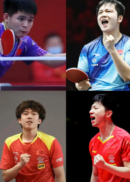 林诗栋的模板是樊振东。

都是年少成名，很早就拿到世界排名第一，个子不高，身体比