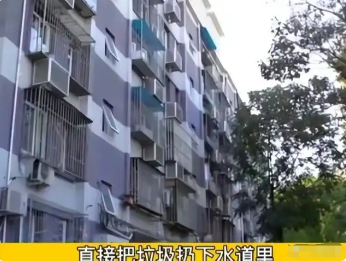 “这报应来的真快！”北京海淀，楼上的住户老是往下水道扔东西，住在一楼的女子厕所被
