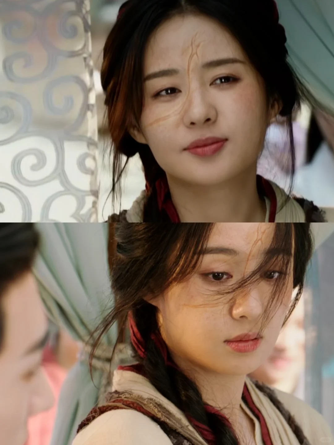 谁懂……她虽然脸上有疤，但真的很美👏
看到外表残缺的采薇，我突然想到［内心的美