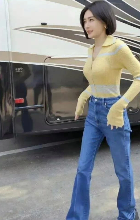 咱都知道秦岚一直都挺美的，可如今 45 岁的她换了个短发造型后，模样却有了大变样