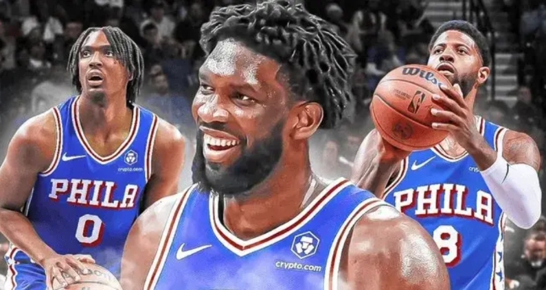 NBA开赛至今最令人失望的三巨头组合！
 
一、76人队（20胜36负，东部第1