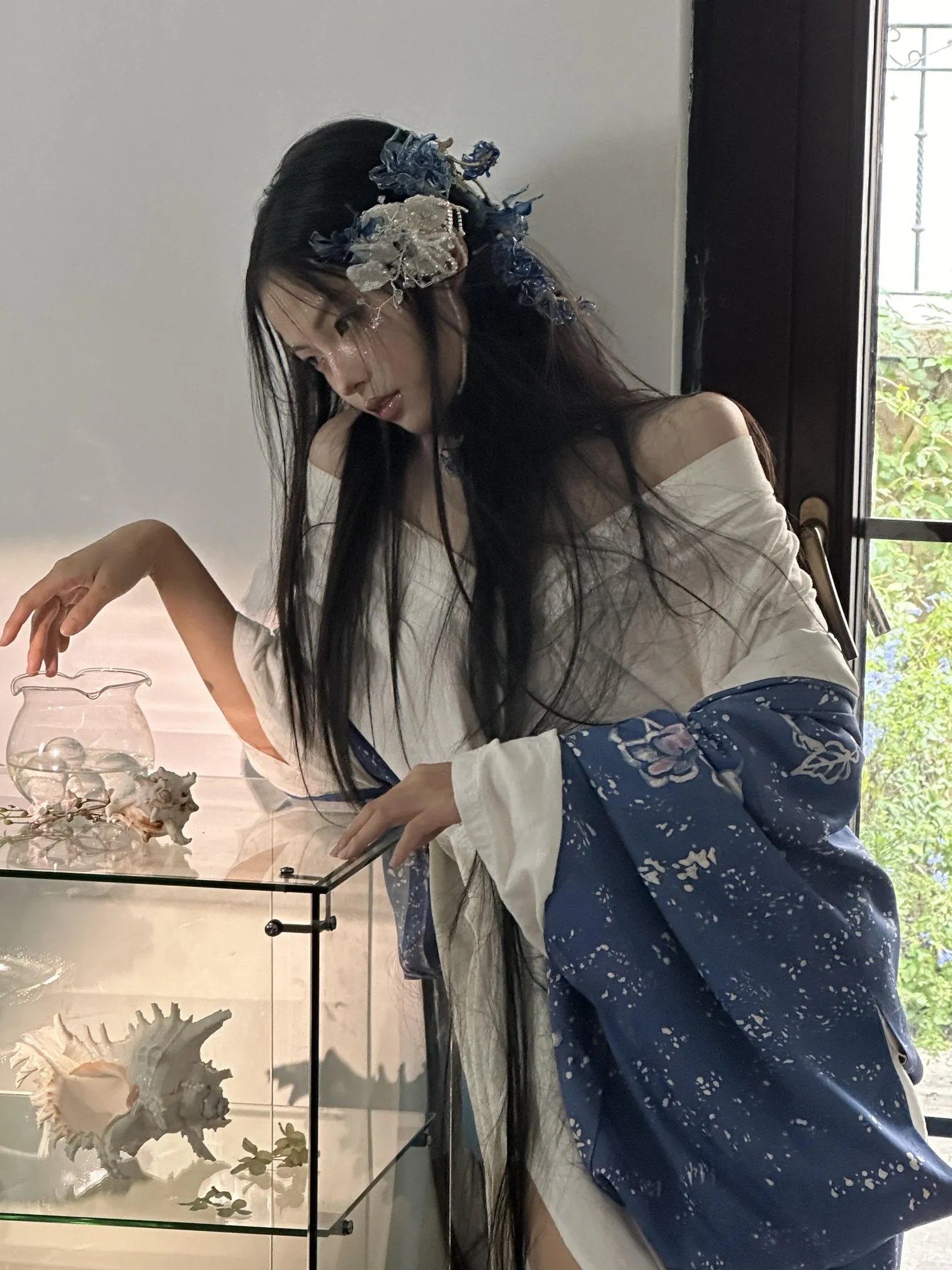 试拍练习：所拍人像像花一样繁复