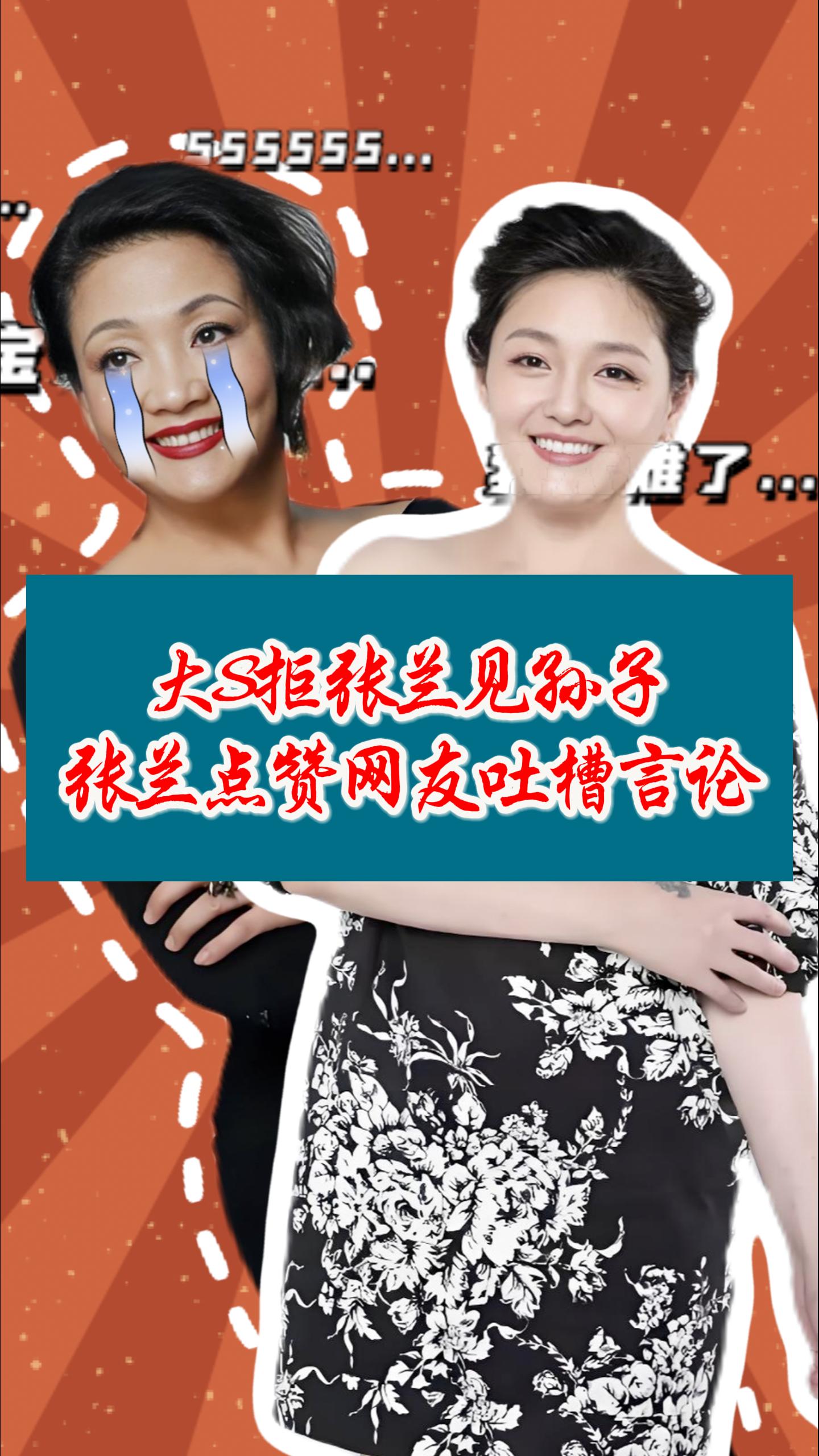 大S拒绝张兰见孙子孙女