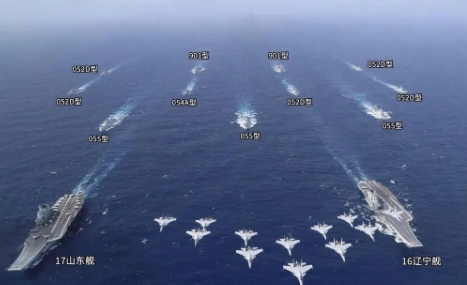  回顾2024中国军工高光时刻，三航母（辽宁舰、山东舰和福建舰）这三艘航母的服役