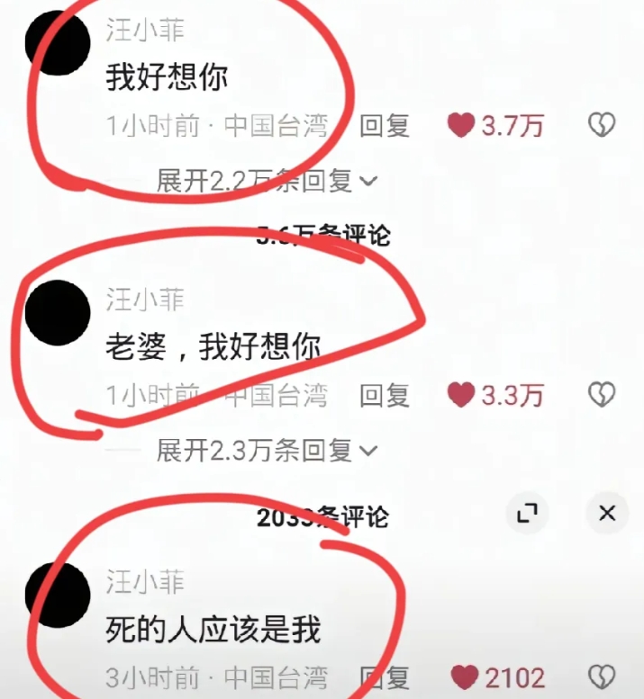 看到汪小菲的评论泪目了，汪小菲是个重情义的男人，他这几天度日如年，神情哀伤，雨中