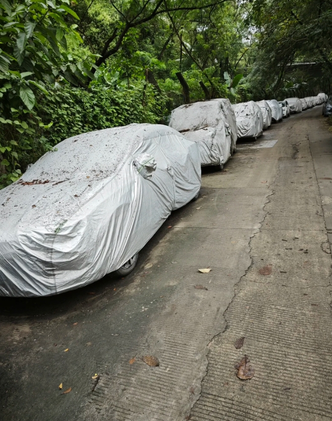 
这是我们这边一条偏僻街道，街道尽头就是一家大型船舶制造厂，里面有上万个工人。