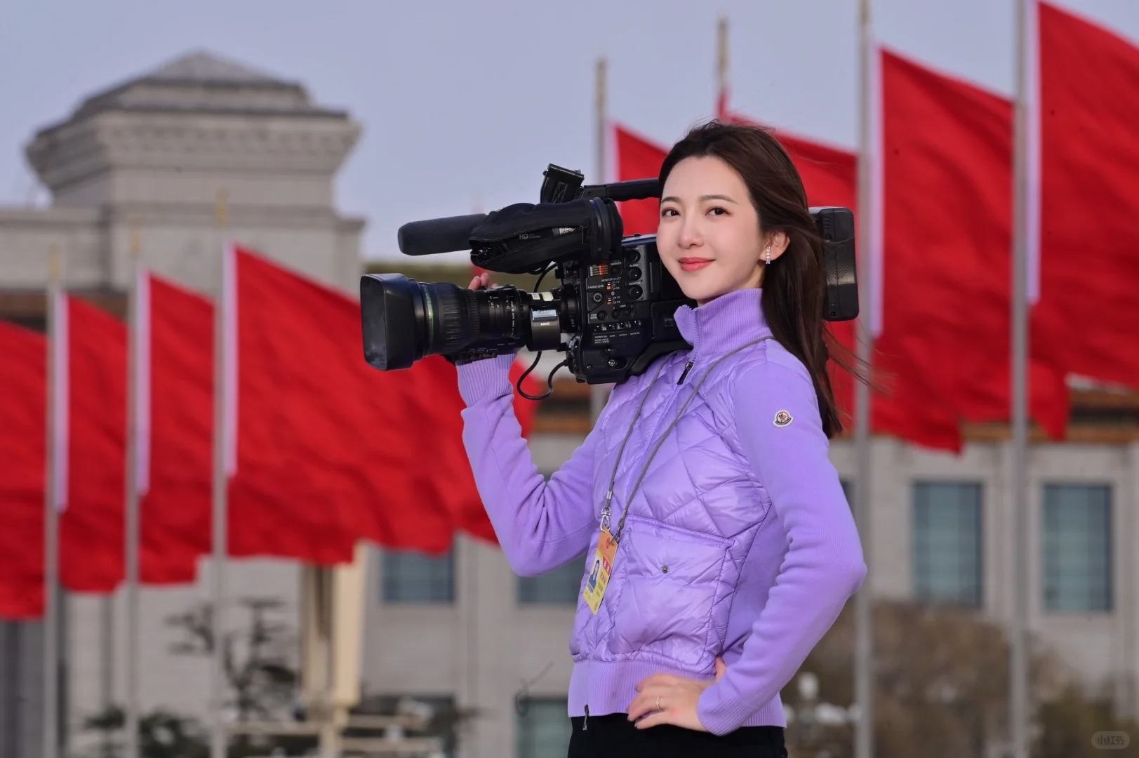 在天安门广场拍到了人生照片！