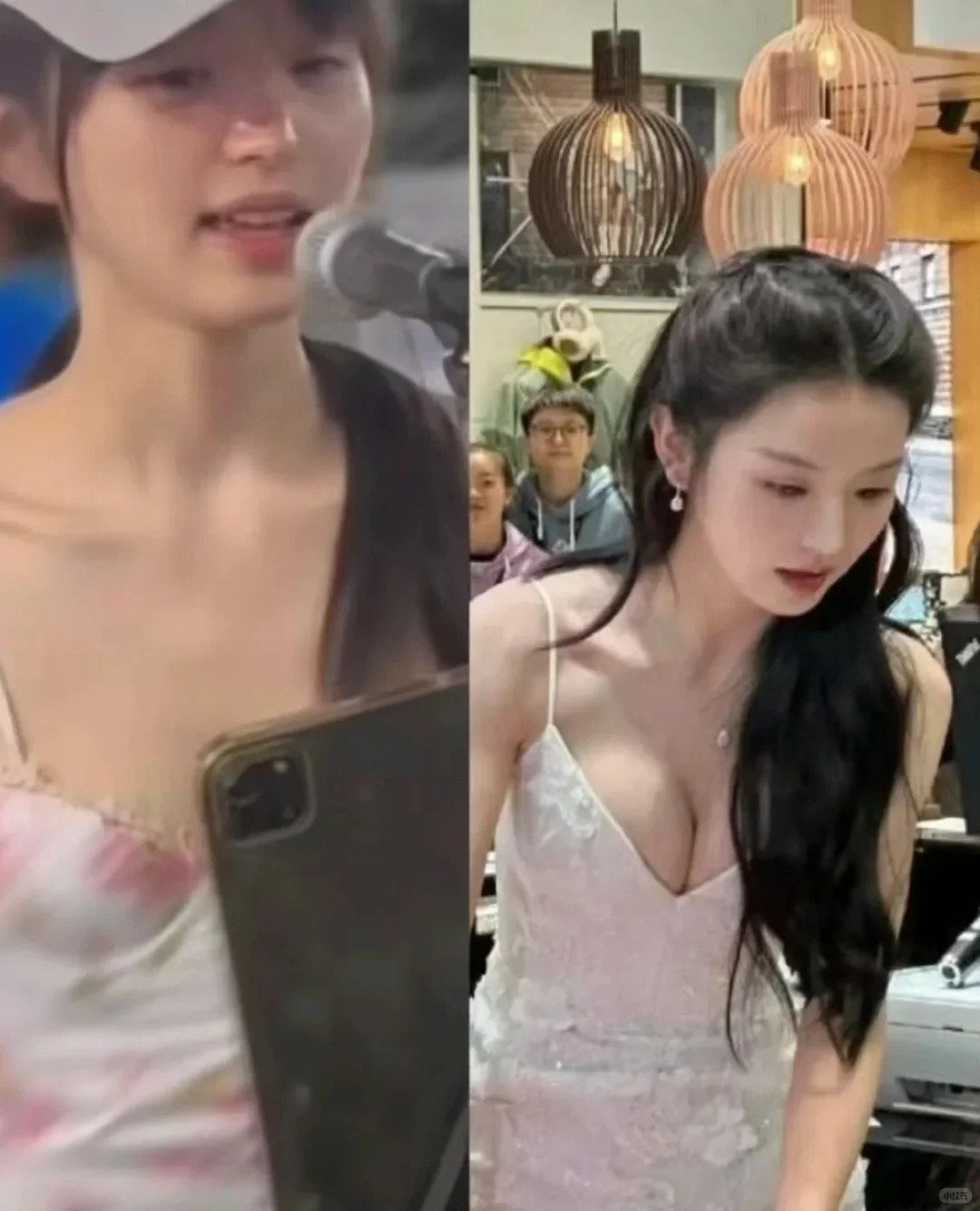 女明星的🐻都是随地大小变的吗？
感觉有的变化好大！
光靠👙真的能挤出gou吗