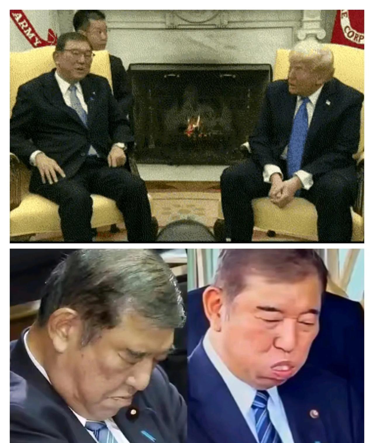 石破茂算栽了！
关键他这次是栽在自己人手中，他上任时的首访在中美之间摇摆了一段时