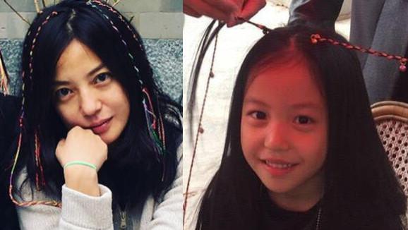 赵薇女儿真是美人胚子，大眼睛、小脸蛋比妈妈还漂亮，长大后美到认不出