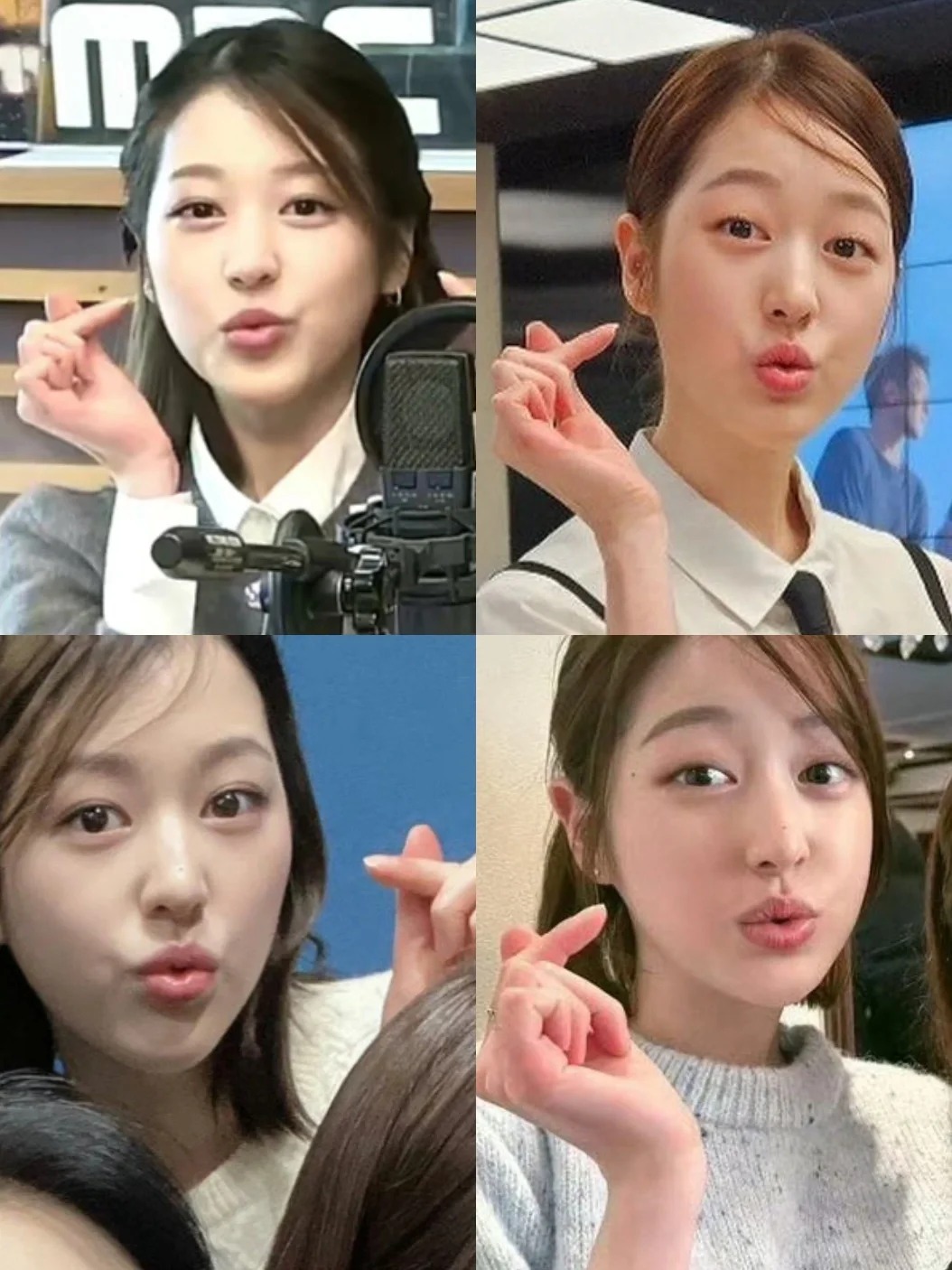 果然一家子生不出两个都会自拍的
姐你好好用脸啊！
看到这样一句话:长得国泰民安的